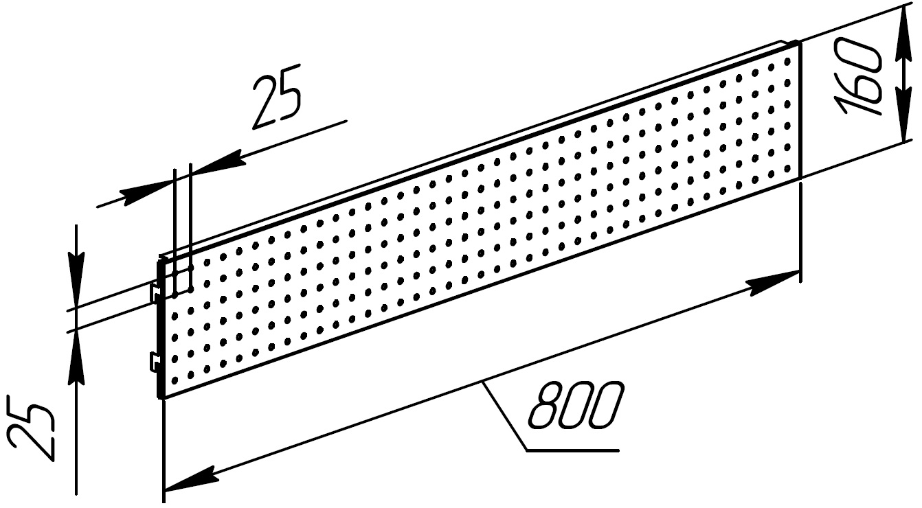 Панель фриза. Стеллаж перфорированный СТП 900/400. Фризовые панели крепеж чертёж. Полки с перфорацией ЛДСП.